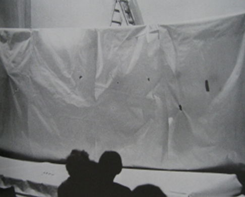 Manfred Leve, Nam June Paik, “Young Penis Symphony”, 1962, Festum Fluxorum Fluxus, Musik und Antimusik- Das Instrumentale Theater, Staatliche Kunstakademie Düsseldorf, 1963, black and white photo, 8x10inch