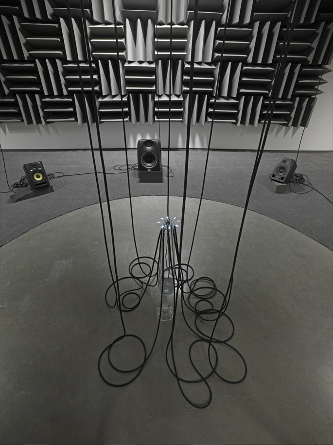 Haroon Mirza, Adam, Eve, Others and a UFO, 2013