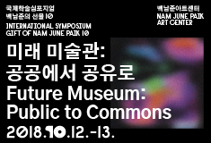 International Symposium ‘Gift of Nam June Paik 10’ <br/>《Future Museum: Public to Commons》